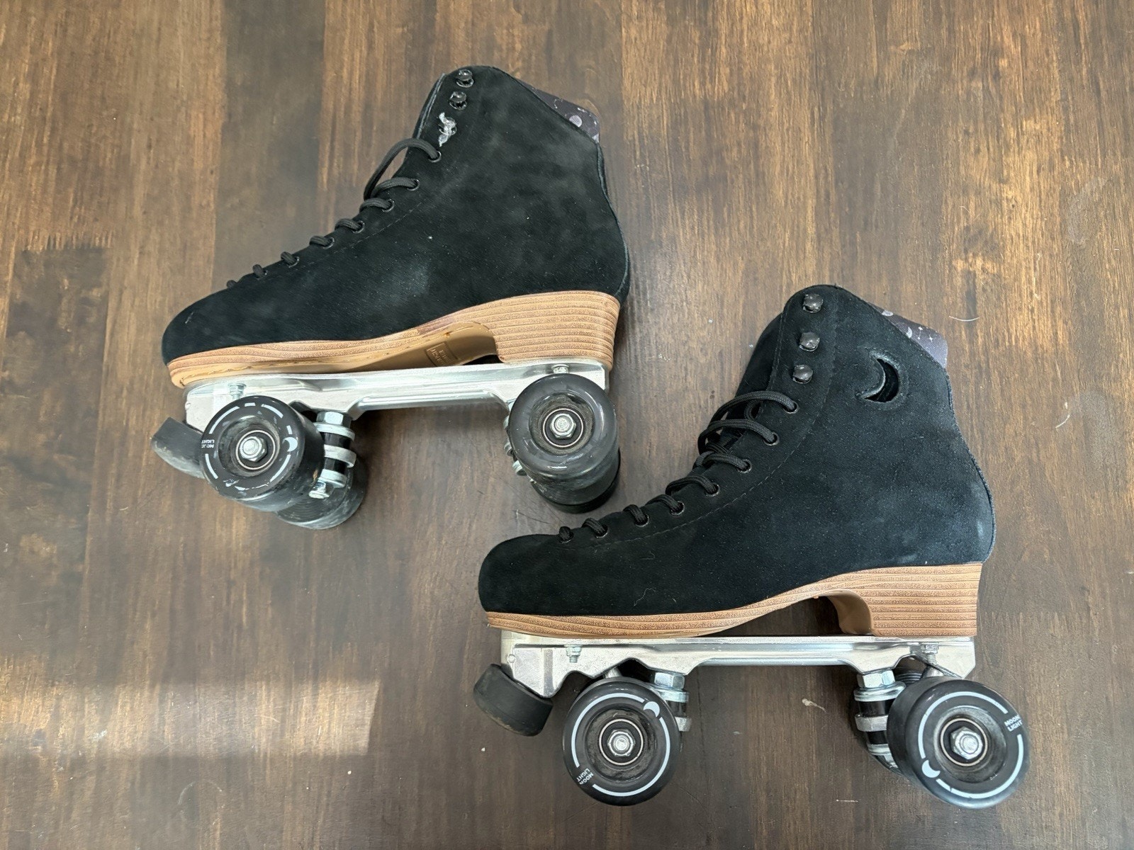 The Moon Boot Moonlight Roller Skates - Black Size Us 8 Men Very Good Condition